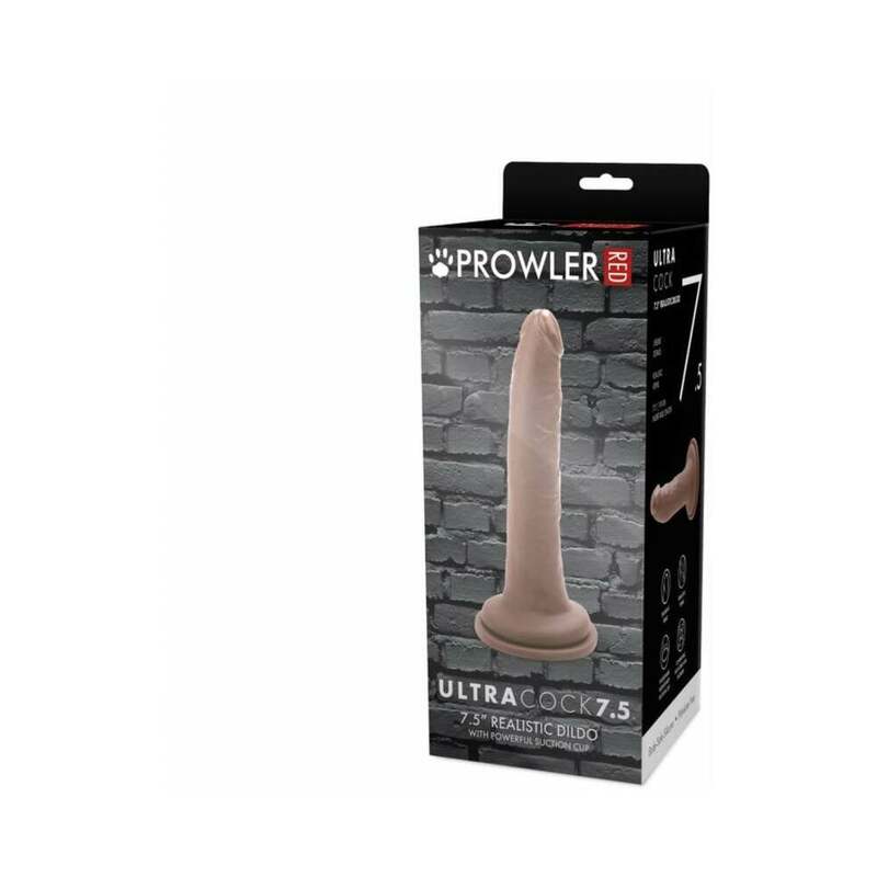 Prowler RED Ultra Cock 7.5 in. Realistic Dildo Caramel